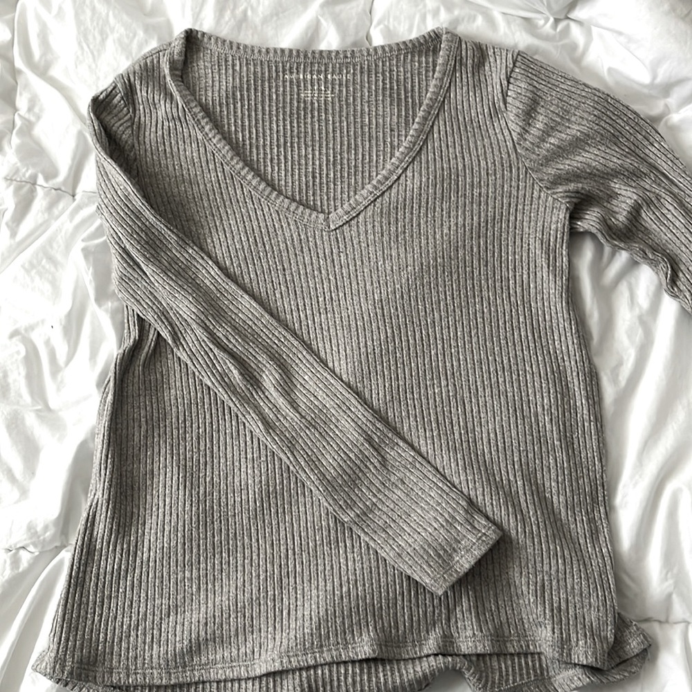 Soft gray long sleeve